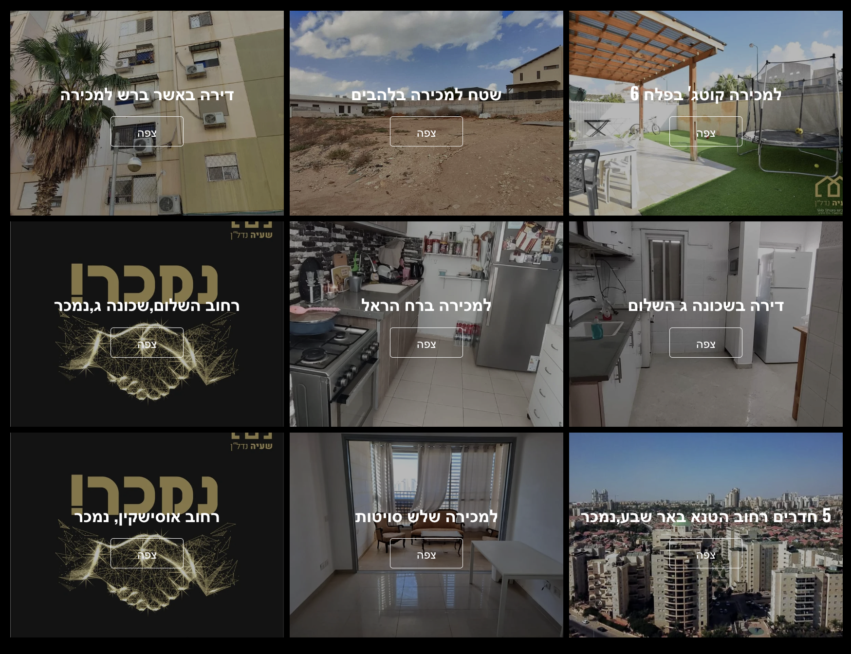שעיה נדל"ן: שירות נדל"ן מהשורה הראשונה