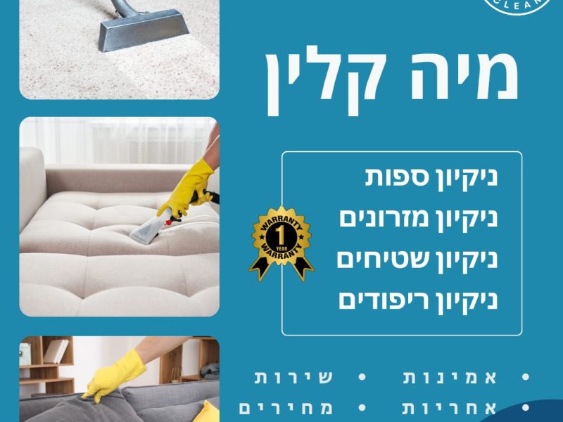 ניקוי מקצועי: חדשות עבור סלון שלך!