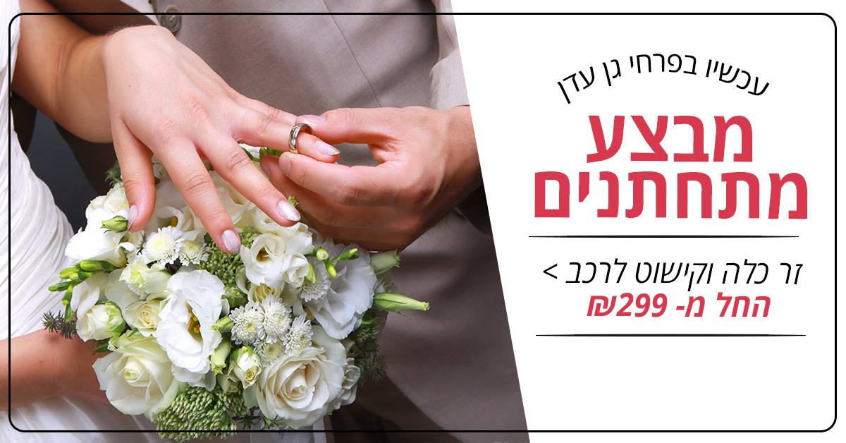 פרחי גן עדן - חנות פרחים בירושלים | זרי ורדים | סידורי פרחים | קישוטי רכב | בלונים ודובונים |סחלבים | פרחים בקופסא | בוקט הולנדיים | ירושלים